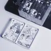 Caja de Almacenamiento de Ladrillos Magnéticos de Cuenta Manual, Ladrillos Acrílicos, Marco de Fotos de Ladrillo, Ranura de Arena con Purpurina Degradada, Ladrillo Pegajoso