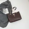 Bolso de Hombro para Mujer, Bolso Tote de Axila, Bolso de Mano Casual Simple Estilo Coreano con Patrón Tejido para Mujer, Nueva Moda Primavera 2026