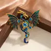 Nuevo Broche con Forma de Dragón, Pin de Dragón de Alta Gama, Accesorio de Moda Personalizado para Traje de Hombre
