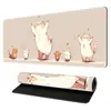 Mouse Pad Gamer Antiderrapante de Animal Fofo Série de Ilustrações de Mouse Pad da Fábrica Original Pad Grande para Mesa de Estudante