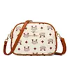 Bolsas de Alta Gama para Mujer 2025 Nuevas Bolsas Cruzadas para Mujer Estilo Coreano Modernas Versátiles de un Solo Hombro Madre de Mediana Edad Bolso Redondo Pequeño