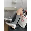 Calcetines Rojos Ancora Rojo Vino Calcetín Niños Estilo Coreano Estilo Universitario Color Sólido Calcetín Apilado Calcetines de Algodón para Pantorrilla
