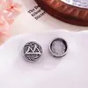[Hehui] Joyería de Aleación Popular Transfronteriza Europea y Americana Accesorios de Copo de Nieve Accesorios para Pulsera y Collar DIY Venta al por Mayor en Stock
