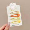 Dopamina Pasador de Pelo Estrella Colorida Accesorio para el Cabello para Niños, Lindo Pasador para Flequillo Lateral para Niñas, Adorno para el Cabello con Pinza Bb