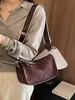 Bolso retro versátil transfronterizo para mujer 2026 nuevo nicho correa ancha para el hombro bandolera para ir al trabajo y uso casual bolso almohada