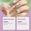 Plumón Marcador para Uñas, Pintura para Uñas Artísticas, Colores Ricos y Fácil de Colorear, Herramientas de Uñas Artísticas de Moda y Creativas para Principiantes
