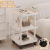 Mesa Auxiliar para Sofá, Mesa de Café Móvil, Mini Mesa para Balcón de Dormitorio, Estante de Mesita de Noche, Mesa Auxiliar Pequeña Moderna Simple