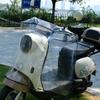 Motocicleta de Vehículo Eléctrico de Alta Definición Universal Ensanchado Desmontable Ensanchado Transparente Cubierta Parabrisas y Protectores de Manos y Piernas a Prueba de Lluvia