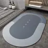 Alfombrillas de Baño Sencillas de Color Sólido, Alfombrillas de Suelo Absorbentes de Agua Antideslizantes para el Hogar, Felpudos Fáciles de Cuidar para la Entrada y la Puerta de Entrada para Entregas
