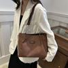 Bolso de mano sencillo de gran capacidad, informal, para mujer, modelo 2024, para estudiantes universitarios.