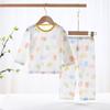 Pijamas para Niños Categoría A Algodón Verano Delgadas Ropa para Bebé con Aire Acondicionado Ropa Dividida para Bebé Traje de Ropa para el Hogar para Niños