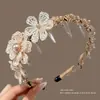 Elegante diadema de cuadros de lunares para mujer, diadema de corona alta para lavarse la cara, diadema para uso diario con dientes, accesorio para el cabello