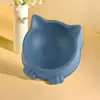 Tazón de Mascota Gato Lindo Color Caramelo Plástico Tazón para Mascotas Gatos y Perros Comen y Beben Agua Antigolpes Suministros para Mascotas Transfronterizo