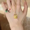 Nuevo Bolso con Candado Incrustado de Diamantes Candado Colgante para Mujer, Lujo Ligero, Hermoso y de Alta Gama Cadena para Clavícula Colgante de Moda, Popular en Xiaohongshu