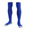 Calcetines de fútbol altos deportivos clásicos Junmeilong, disponibles en varios colores, engrosados, resistentes al desgaste y de secado rápido