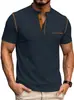 Camiseta de manga corta con estampado de runas de cuervo vikingo lavado vintage transfronterizo, cuello henley, talla grande, comercio exterior, fábrica mayorista