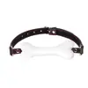 Personalizado Cão Branco Sexy Osso de Cachorro Bola de Boca Casal Flertando Brinquedo Sexual Alternativo Plug de Boca de Osso Sm Treinamento Ferramenta de Tortura