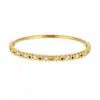Pulsera de Acero Inoxidable con Cierre de Flor Redonda de Zirconia, Pulsera Simple y Elegante, Joyería de Lujo Ligero de Nicho de Alta Gama al por Mayor