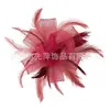 Venda Quente no Etsy Flor de Cabeça para Noiva Acessórios de Cabelo com Renda Broche Presilha Acessórios de Cabelo de Uso Duplo Adorno de Cabeça Retrô Adorno de Cabeça para Festa de Performance