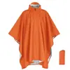 Capa de Chuva de Novo Estilo com Mangas, Poncho Leve para Homens e Mulheres, Adequado para Escalada ao Ar Livre, Caminhada, Deslocamento, Portátil e Fácil de Guardar