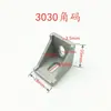 Soporte angular de aluminio engrosado 4040 conector de ángulo recto 303060608080 perfil de aluminio a juego pieza de esquina de aleación de aluminio