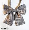 Collar a Cuadros Rayado JK Corbata de Moño Suave Cuchillo Shino Frambuesa para Mujer Moño Japonés Campus Net Red Cuerno Plano