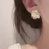 Pendientes de Flor de Colores Dopamina para Primavera y Verano con un Ambiente Dulce y Elegante, Diseño Único, Pendientes Frescos y con Estilo para Mujer