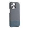 Adecuado para Funda de Teléfono Móvil Iphone17 15Pro Empalme Bicolor Cuero Liso Carcasa Impresa Cubierta Protectora Anticaídas S25Ultra