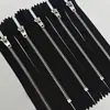 No. 4 Cremallera de Metal Platino, Cremallera con Resorte de Bloqueo Automático, Cremallera para Jeans, Pantalones Casuales y Pantalones de Vestir