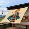 Tela para Toldo Cuadrado, Tela Colgante para Toldo con Protección Solar y Aislamiento Térmico, Tela Ambiental para Techo de Patio Terraza, Tela Impermeable para Balcón