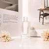 Frasco de Vidro Quadrado de Borda Arredondada para Aromaterapia Transparente Difusor de Aromaterapia Sem Fogo Frasco Vazio para Difusão Volátil de Perfume com Rattan para Interior