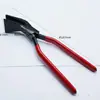 Alicate de Dobra, Alicate de Dobra em Ângulo Reto de Cabeça Plana, Alicate para Chapa Metálica, Alicate de Bico Curvo com Abertura Plana, Ferramenta Manual de Alicate para Dobra