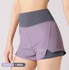 Pantalones de yoga Juyitang de dos piezas con efecto antiexposición, con bolsillos, cintura alta, levantamiento de cadera, fitness, adelgazamiento abdominal