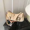 Bolso Cruzado Casual de un Solo Hombro para Mujer, Nuevo Estilo de Nicho 2026, Bolso de Chica Biker Popular, Bolso Cruzado Retro de un Solo Hombro