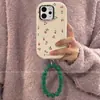 Adecuado para funda de teléfono Vivo S50 Pro Mini, Estilo Fresco y de Lujo Ligero, Vivo S50 con Cordón, Diseño de Nicho con Patrón de Cereza de Pantalla Completa