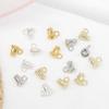 Tapones para los oídos chapados en cobre con oro real de 18 quilates colgante bala chapado en oro de 14 quilates productos semiacabados tapones para los oídos aretes accesorios diy