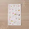 Pegatinas Lindas Estilo Ins Decoraciones para Diario Parche para Vaso de Agua Transparente Etiquetas Autoadhesivas de PVC de Dibujos Animados En Stock