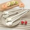 Pinza Redonda Completa para Alimentos Acero Inoxidable Pinza para Hot Pot Barbacoa Malatang Pinza para Fideos Albóndigas Filete Frito Pinza para Sándwich Pan
