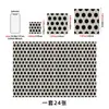 Pegatinas de pared geométricas a rayas blancas y negras, pegatinas de azulejos autoadhesivas de PVC a prueba de aceite para cocina, pegatinas impermeables y a prueba de humedad para renovación de paredes de baño