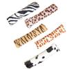 Almofada de catnip nova para gatos Amazon, estilo estampa de leopardo, resistente à mordida, brinquedo interativo para gatos, almofada longa, atacado