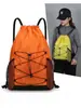 Mochila com Cordão para Design de LOGO Grande Capacidade Bolsa de Basquete Bolsa para Treinamento Esportivo Fitness Mochila com Cordão para Estudante