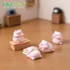 Cerdito regordete luminoso, casa de muñecas, decoraciones DIY, bolsa ciega, accesorios colgantes, micro paisaje de escritorio, adornos pequeños.