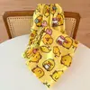 Vários pijamas de gatinho para mulheres no verão, feitos de algodão nuvem, conjunto de três peças fino de manga curta e calça comprida, roupa de casa doce e fofa para meninas