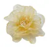 45/90mm Hilo de Seda Flor Accesorios Malla Hilo Borde Quemado Flor Accesorios Flor de Tela Hecho a Mano DIY Accesorios para Tocados