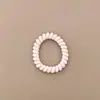 Banda para el cabello con línea telefónica de estilo coreano, lazo simple para el cabello, cuerda para el cabello, banda de goma elástica alta, pulsera de plástico, llavero, tocado, accesorios para el cabello