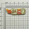 Novos Acessórios de Joias de Personagens de Mahjong de Desenho Animado em Acrílico Grampo de Cabelo Acessórios de Cabelo Cola de Creme Capa de Celular Material DIY