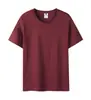 Camisa de Algodón Puro de Verano con Cuello Redondo y Manga Corta, Transpirable y Cómoda, Ropa para Trabajo en Grupo con Logo Imprimible, Camisa Cultural para Team Building de Empresa