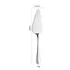 Cuchillo para pizza de acero inoxidable transfronterizo, cuchillo para pastel y espátula para bodas y fiestas de cumpleaños, juego para hornear, cuchillo para pan dentado para cortar tostadas