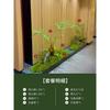 Planta Verde Simulada Paisajismo Helecho Cabeza de Mono Seda Dorada De Pie Planta Biónica China Decoraciones de Paisaje Interior Adornos Plantas Falsas en Maceta