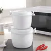 Fabricantes de ollas arroceras al por mayor, horno microondas grande, olla arrocera de plástico multiusos, lonchera aislante multifuncional, venta al por mayor al por mayor